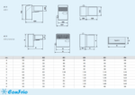 AS-R CROQUIS Y MEDIDA EQUIPO COMPACTO DE PARED PARA EXTERIOR MAS106EA23XH ZANOTTI