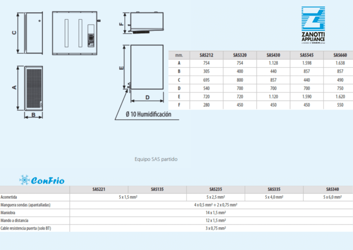 MINISECADERO COMPACT ZANOTTI SAS660EB13SS CARACTERISTICAS